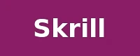 Skrill accepted e-wallet payment method logo at RocketPlay